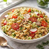 Cool As a Cucumber Tuna Macaroni Salad