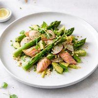 Cool Asparagus and Salmon Salad