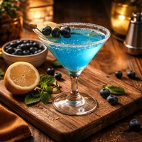 Cool Blue Martini