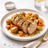 Cool Kitchen Chop in a Crock Pot Dinner