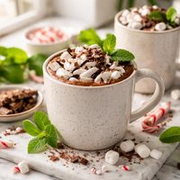 Cool Mint Hot Chocolate