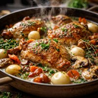Coq Au Vin Blanc