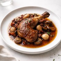 Coq Au Vin Chicken Braised in Wine