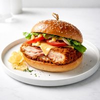 Cordon Bleu Chicken Sandwich