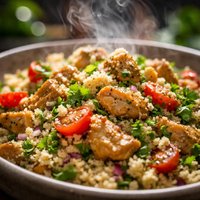 Coriander Chicken Couscous