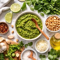 Coriander Peanut Pesto