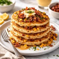 Corn and Bacon Pancakes