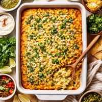 Corn and Green Chili Tamale Casserole