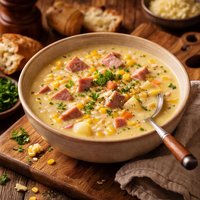 Corn and Ham Soup