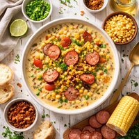 Corn and Kielbasa Chowder