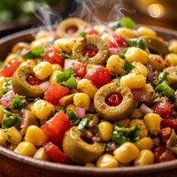 Corn and Olive Salsa