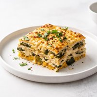 Corn and Poblano Lasagna