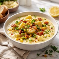 Corn and Potato Chowder for Masako