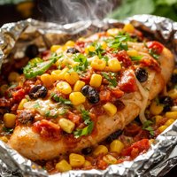 Corn and Salsa Chicken Packets