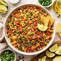 Corn and Tomato Salsa with Cilantro