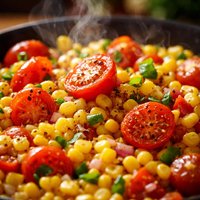 Corn and Tomato Saute