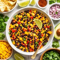 Corn Black Bean Mango Salsa