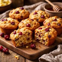 Corn Cranberry Muffins No Wheat