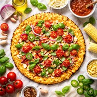 Corn Crust for Pizza