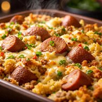 Corn Dog Dressing Bake