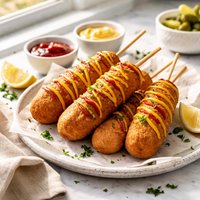 Corn Dogs on a Stick