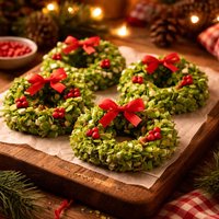 Corn Flake Christmas Wreaths
