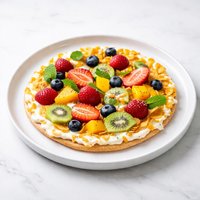 Corn Flakes Fruit Pizza