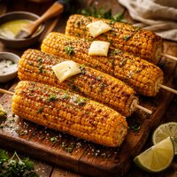 Corn on the Cob Cooked in the Old Ways