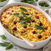 Corn Pudding with Cranberries and Sage Weight Watchers