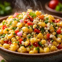 Corn Salad with Queso Fresco Ensalada De Choclo