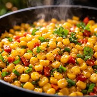 Corn Sesame Saute