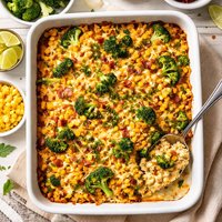 Corn State Broccoli Bake