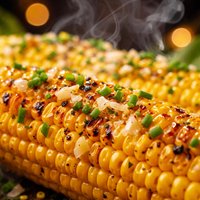 Corn with Garlic and Chives