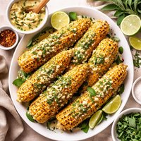 Corn with Lime Sage Butter