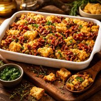 Cornbread and Bacon Stuffing Dressing B