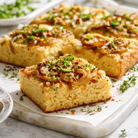 Cornbread Onion Shortcake