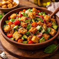 Cornbread Panzanella Salad