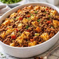 Cornbread Spicy Sausage Stuffing Dressing