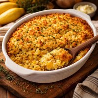 Cornbread Squash Casserole