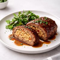 Cornbread Stuffed Meatloaf