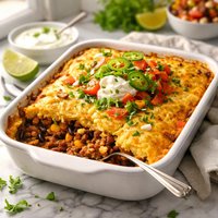 Cornbread Taco Bake