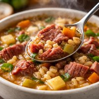 Corned Beef and Barley Soup