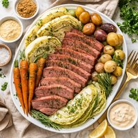 Corned Beef and Cabbage Dinner
