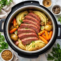 Corned Beef and Cabbage Pressure Cooker