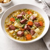 Corned Beef and Cabbage Soup