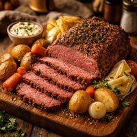 Corned Beef Brisket W Veggies Horseradish Pressure Cooker