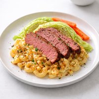 Corned Beef Cabbage and Macaroni Casserole
