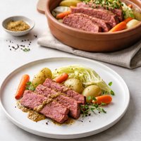 Corned Beef in a Clay Cooker