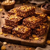 Cornflake Choc Nut Slice