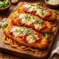 Cornmeal Chicken Parmesan